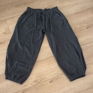 Anthropologie Charcoal Gray Jogger Pants